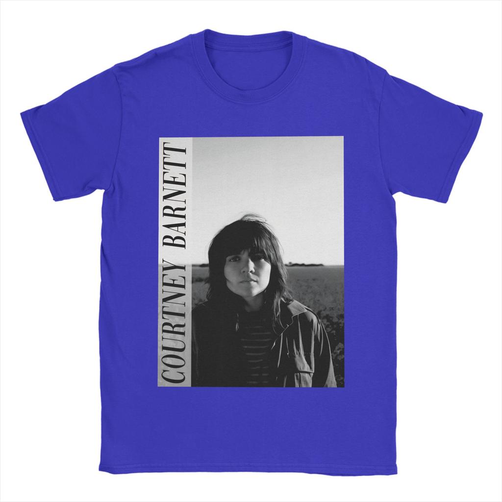 Courtney Barnett Australian Singer TShirt for Unisex Vintage 100 Cotton Tees Crew Neck Short Sleeve T Shirt Graphic Clothes