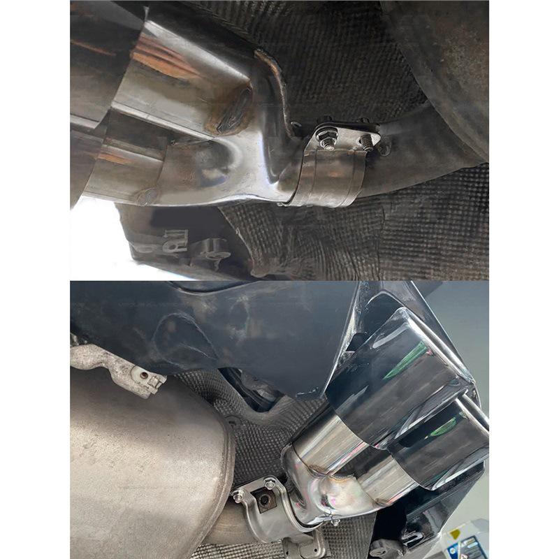 Roestvrij Staal Titanium Zwart Quad Uitlaatpijp voor BMW 5 Serie G30/G38