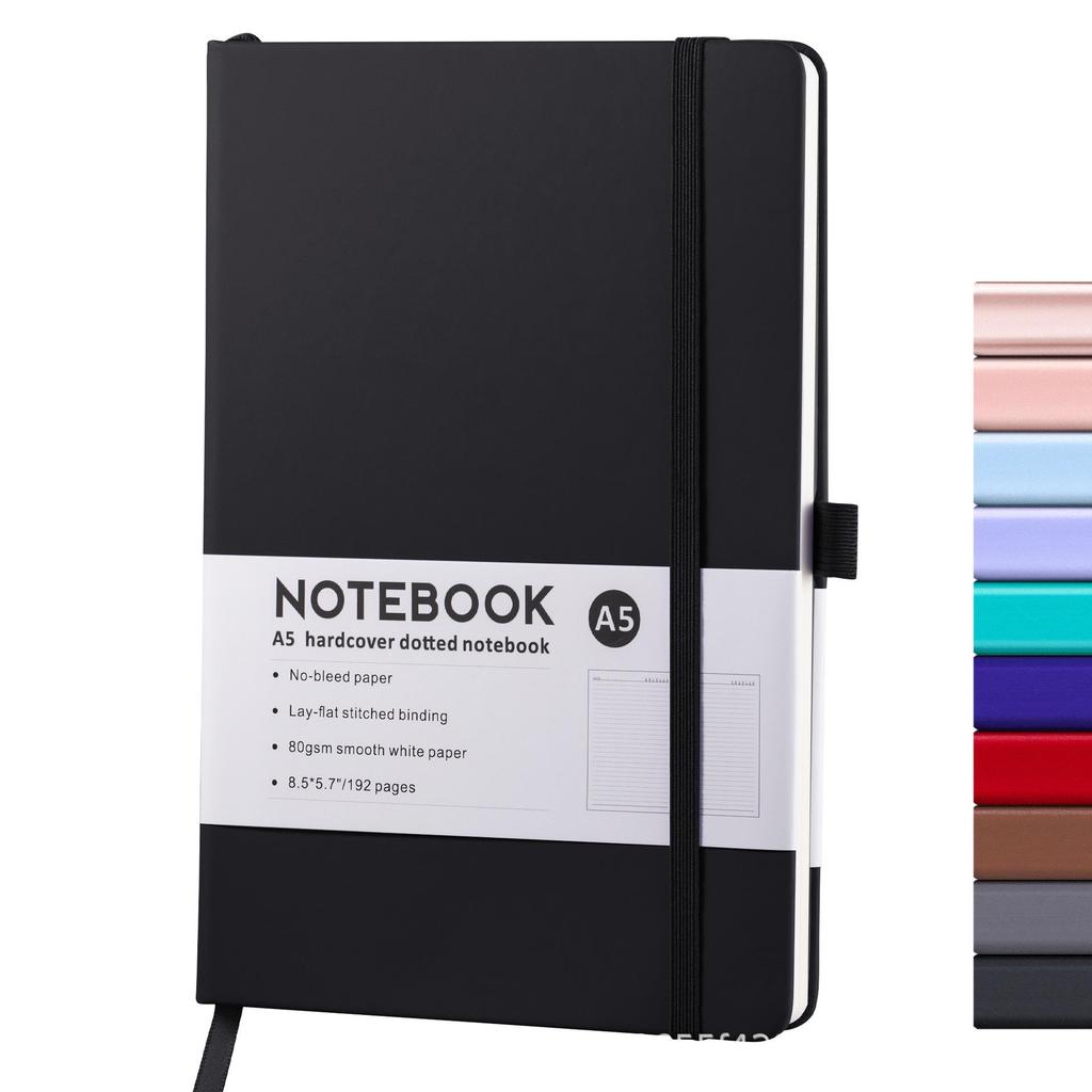 A6 Loose-Leaf Elastic Band Notebook - Customizable Student & Business Diary