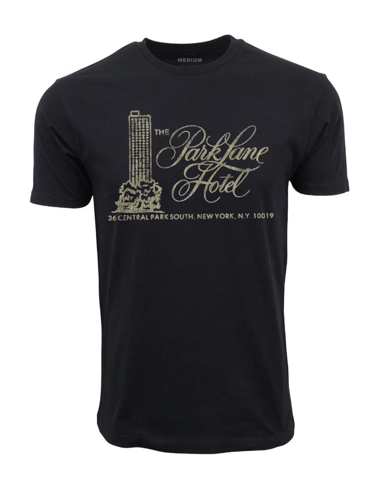 90s Park Lane New York Graphic Black Tshirt S