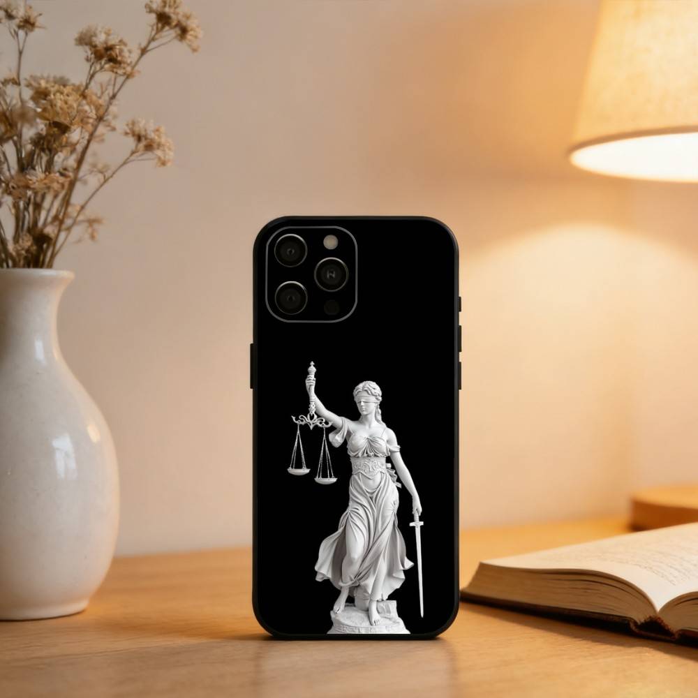 Law Lawyer Judge Justice  Phone Case For iPhone 17,16,15,14,13,12,11 Plus,Pro Max,XS,Soft Silicone Black Cover