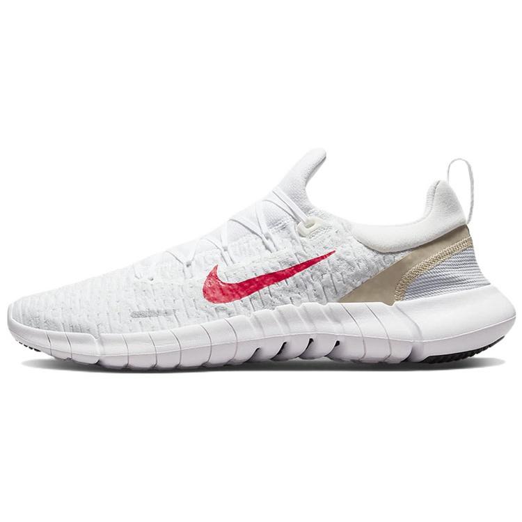 Nike Free RN 5.0 White Siren Red Men s CZ1884-101 EU 44.5