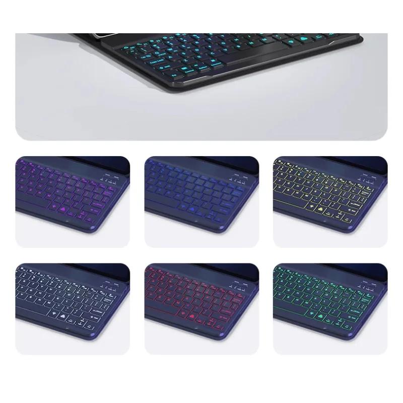 Keyboard Case for Redmi Pad 2 11 inch Wireless Magnetic Backlit Keyboard with Protective Cover For Redmi Pad 2 Funda