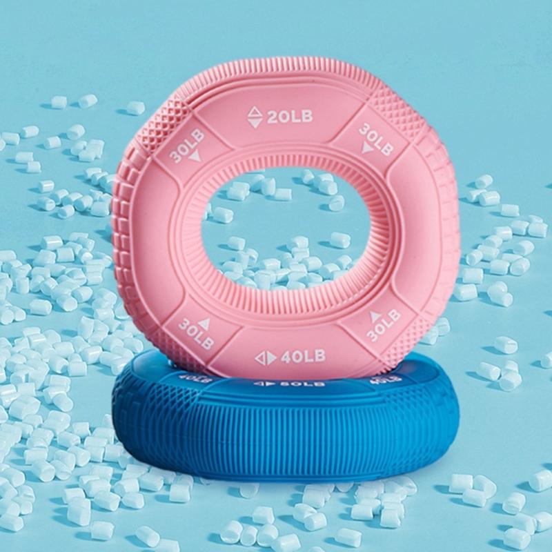 Silicone Grip Strength Trainer Hand Strengthener Grip Rings Forearm Exerciser Ball Finger Strength Training Expander