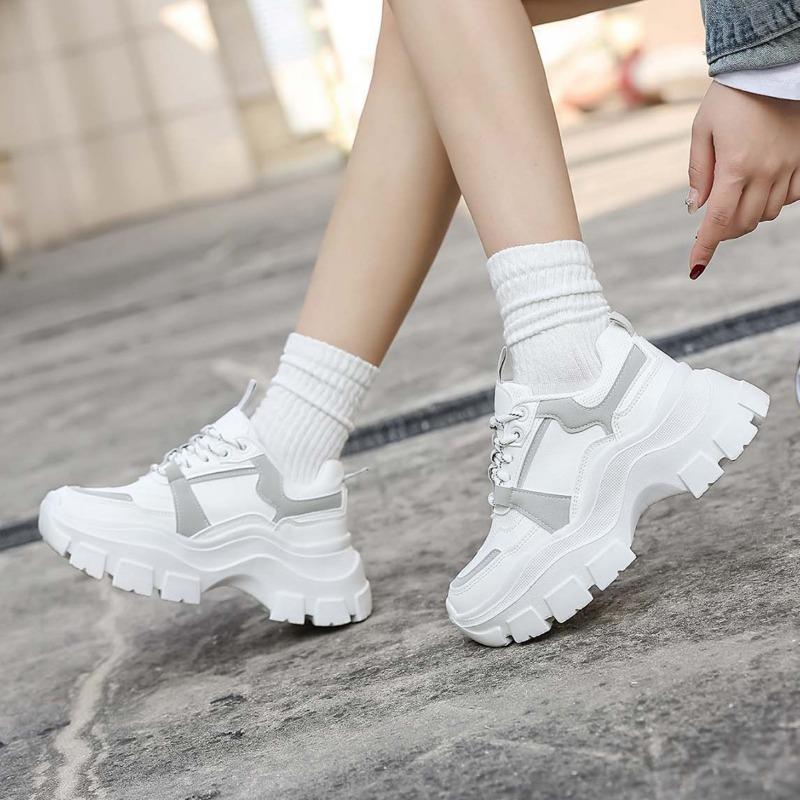 Autumn New Women Casual Shoes Tennis Sneakers 2025 Fashion Hot Sale Woman Comfortable Platform Vulcanized Shoes Zapatos De Mujer