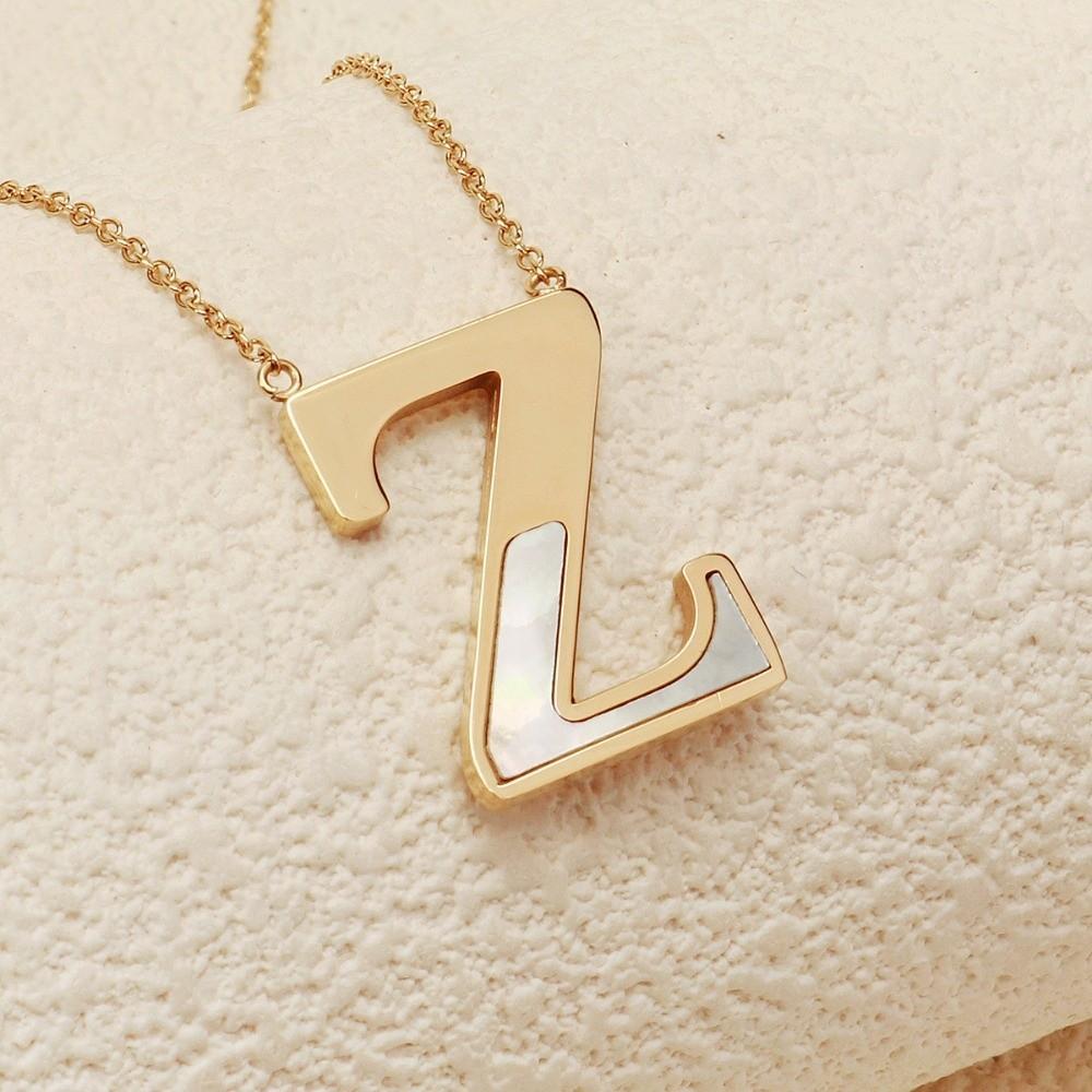 English Letter English Letter Necklace Combination Name Couple Clavicle Chain  Unisex