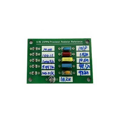 Resistor Reference Board Resistance Capacitance Board Resistor Standard Board for Calibrating Ad584 LM399 Multimeters