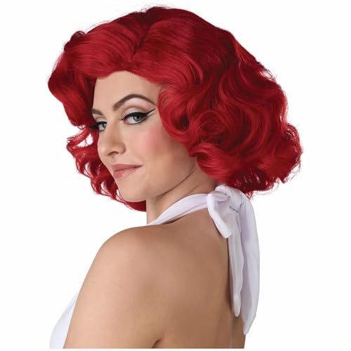 California Costumes Marilyn Monroe Hollywood Star Kostümperücke, Rotes Haar, 7023-100
