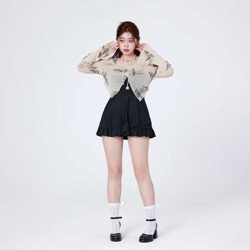 Agliondy Storlek Konservativ Smalande Tvådelad Baddräkt