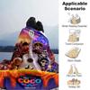 Coco'S Musical Journey Blanket Soft Throw Blanket For Home Bedroom Bed Sofa Travel Office Solid Christmas Blanket