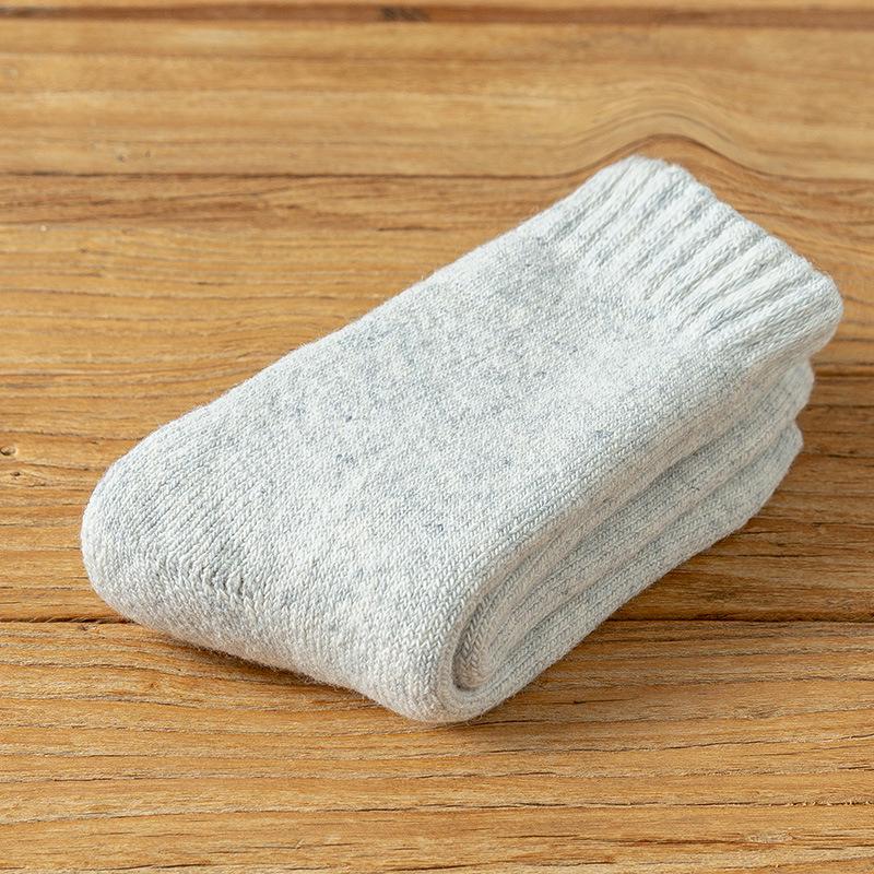 

Супер Толстые Плюшевые Шерстяные Носки - Теплые Носки до Середины Икры для Мужчин и Женщин, Идеальные для Осени и Зимы One Size