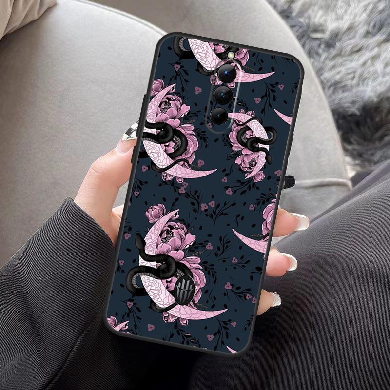 

Fashion Snake Flower Case For ZTE Nubia Red Magic 10 Air 8 8S 9 9S 10S 11 Pro Plus 5G 6R 7 6 7S 6S Pro Back Cover RedMagic 11 Pro Plus