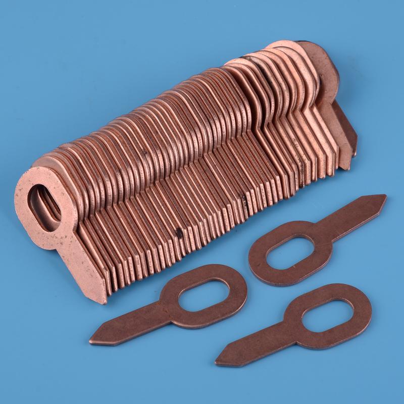 

50pcs Copper Plated Dent Puller Rings for Spot Welding Soldering Car Body Panel Washer 55.5mm Removal Repair Tool