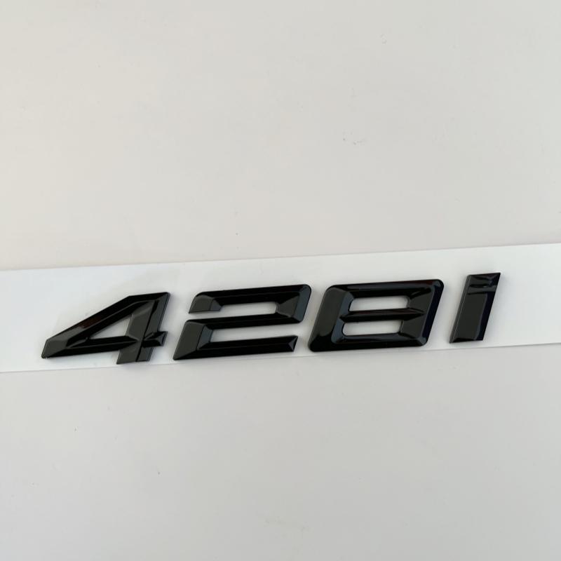 Car 3D ABS Trunk Letters Logo Badge Emblem Styling Decals Sticker For BMW 4 Series 420i 425i 428i 430i 435i 440i F30 F32 F33 F36