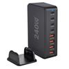 268W 240W Desktop GaN Quick PD Charger 8 Ports USB Type C USA EU AUS UK Plug Adapter Mobile Phone Laptop PC Charging Dock Stand