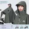 Impermeabile per Scooter Elettrico da Donna, Monoposto, Lungo, Integrale, Antitempesta, Extra Large e Spesso, Poncho Impermeabile per Guidare