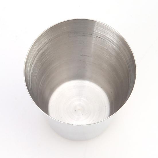 4Pcs Mini Liquor 70ml Drink Stainless Steel Cups with Holder Travel Barware