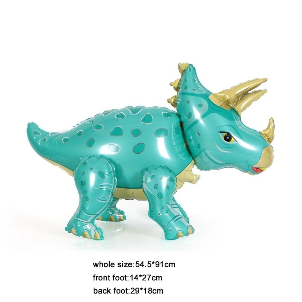 3D Rosa Dinosaurier Ballon Set Geburtstag Party Banner Kuchen Einsetzen Dinosaurier Ballon Party Dekoration Lieferungen