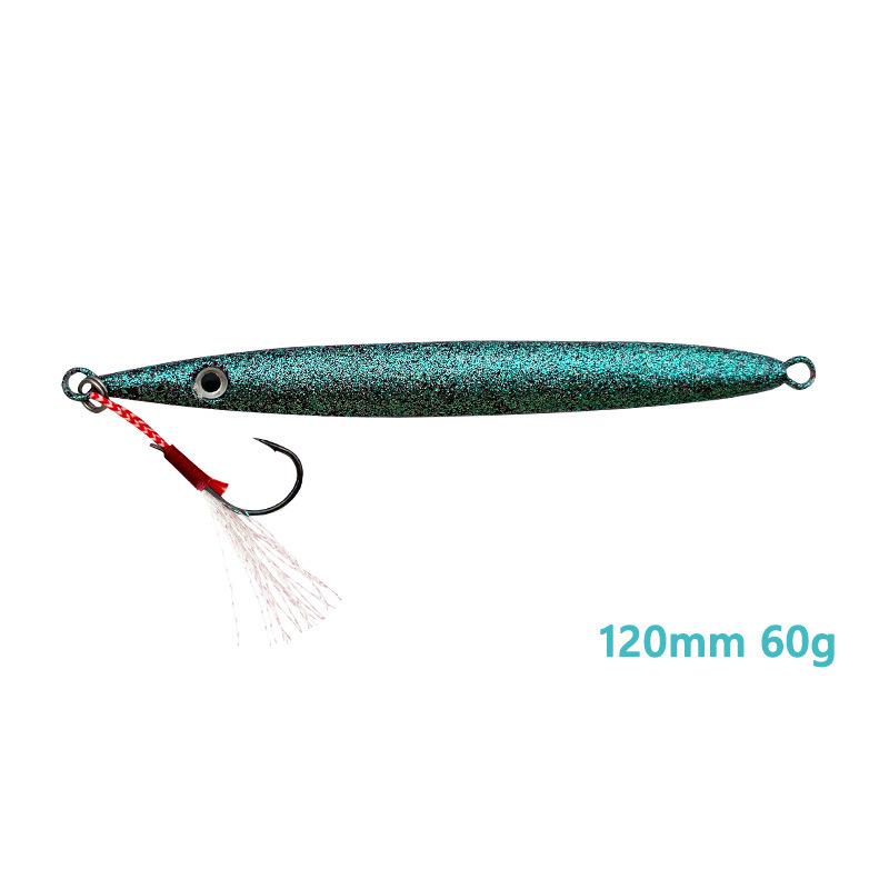 Luminous Silk Iron Plate Fishing Lure - 60/80g Sea Bait