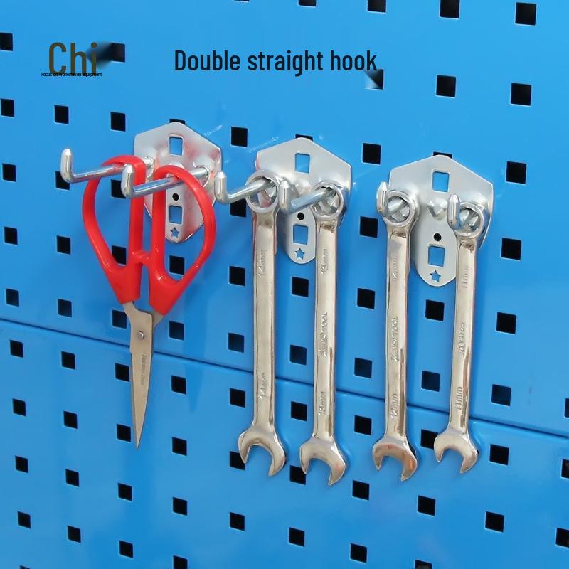 Wall-Mounted Pegboard Hook Display Rack