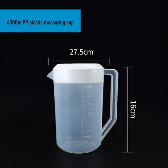 Plastikowy cylinder miarowy 1000 ml / 5000 ml ze skalą do sklepu z herbatą mleczną i do użytku domowego