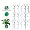 3/5PCS Weather-resistant Plant Support Frame Stackable Plant Growth Stakes  Garden Accessories
