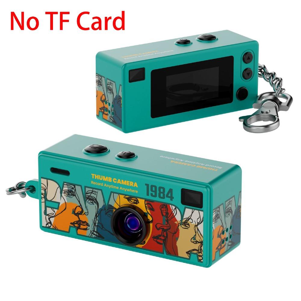 Retro Keychain Thumb Camera Mini Bag Charm Backpack CCD Digital Camera with 1080P HD Video Recording Thumb Camera Keychain