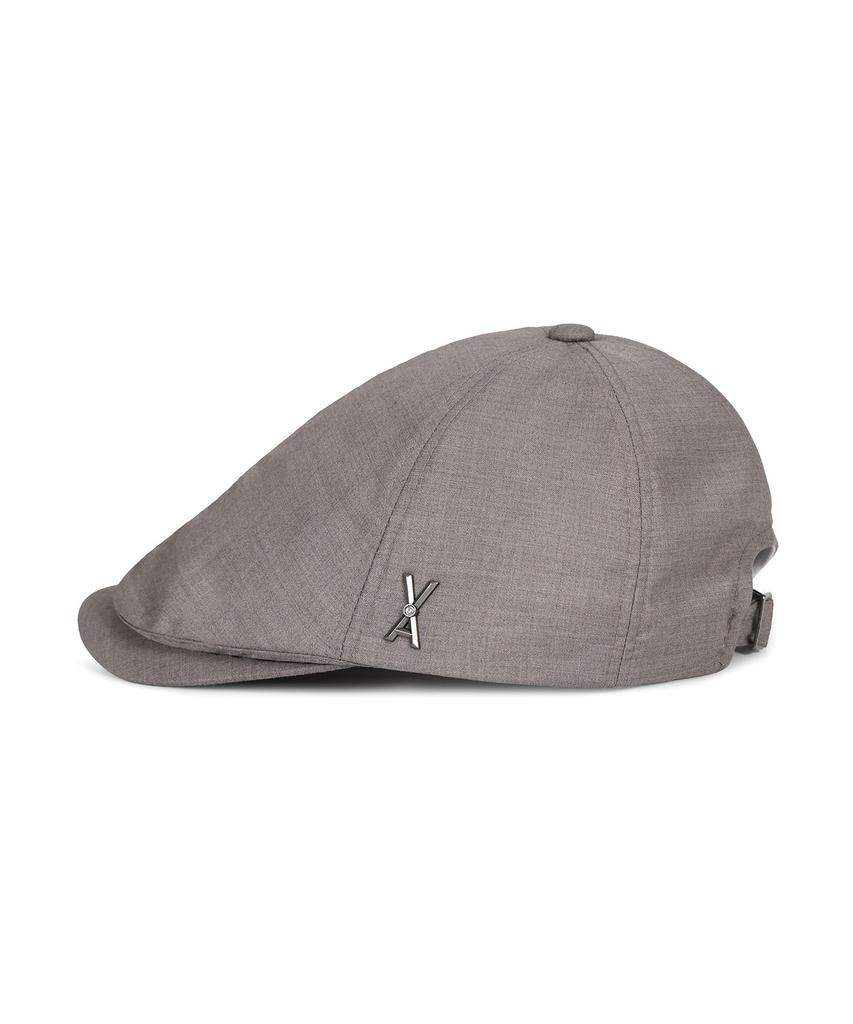 Bajal Va Cubic Stud Hunting Ball Cap Beige