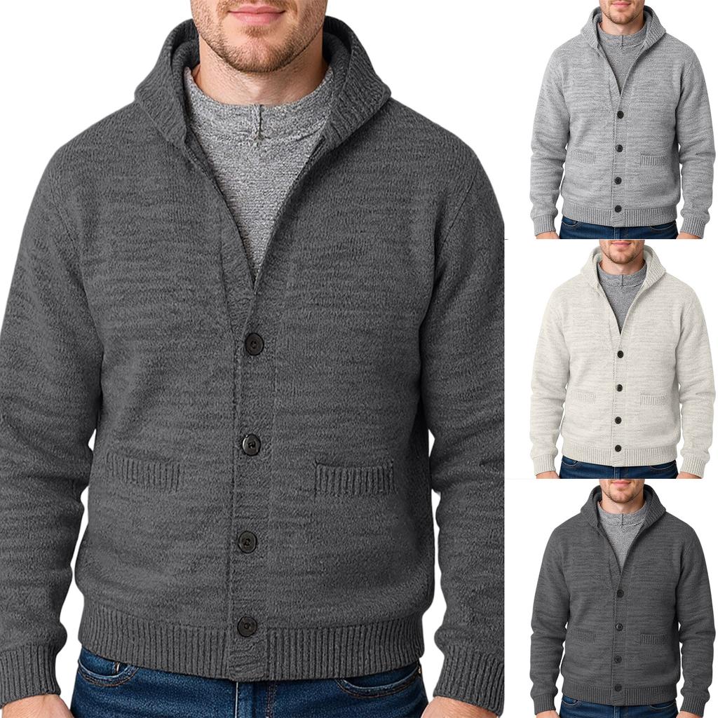 Men'S Button Up Cardigan Sweater Vintage Fashion Sweater