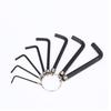 8/10Pcs Hex Wrench Metal Metric Allen Wrench Set Hand Tools Hexagonal Screwdriver Hex Key Wrenches Allen Keys Screwdriver Set