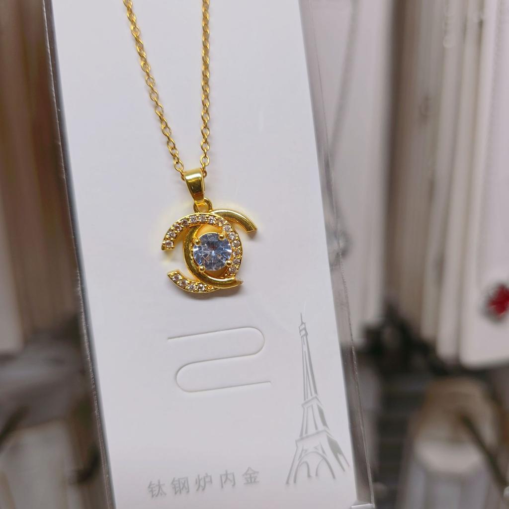 Titanium Steel Necklace, Necklace, Xiaoxiangfeng Necklace, Jewelry Necklace.