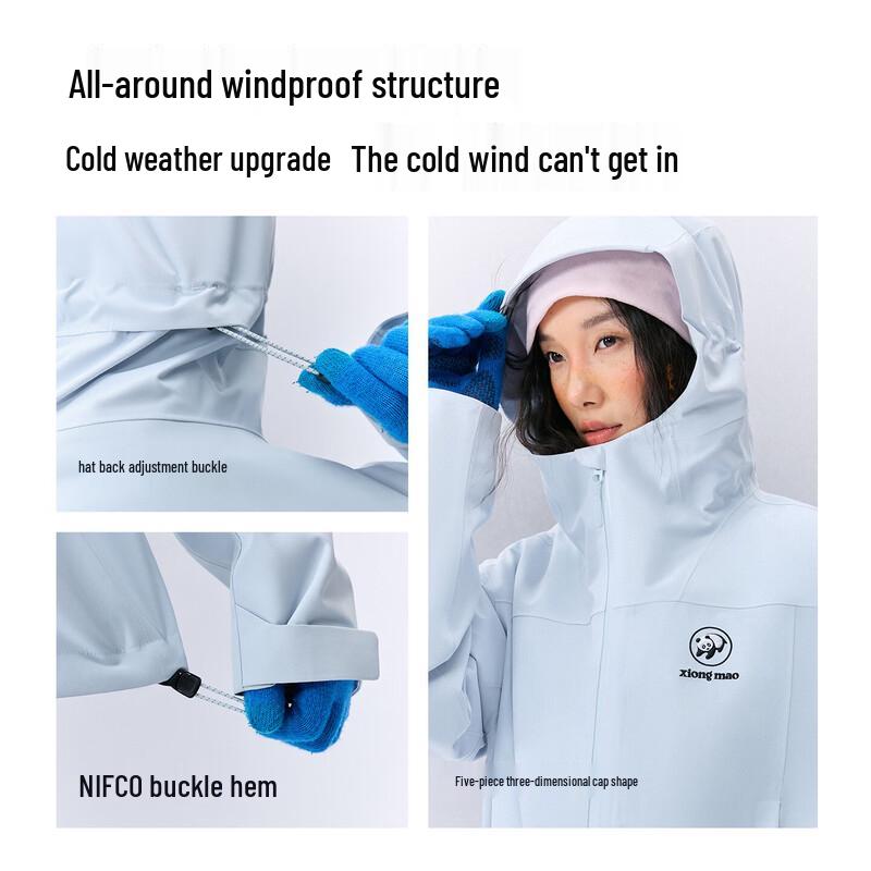 Panda Outdoor 3-in-1 Windproof Waterproof Fleece Jacket