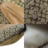 Used COACH Shoulder Bag 11294 Mini Signature Canvas/leather Beige Beige Casual