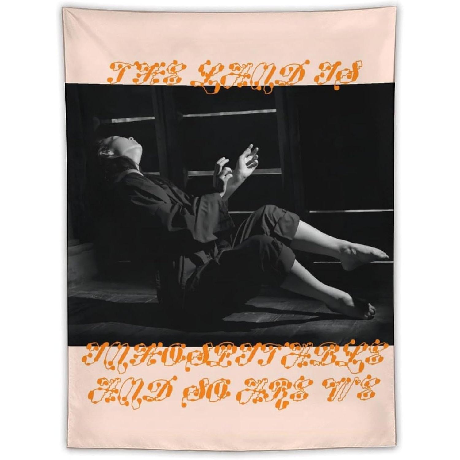 Gobelin mitskis music album cover miyawaki 75x100 чёрный