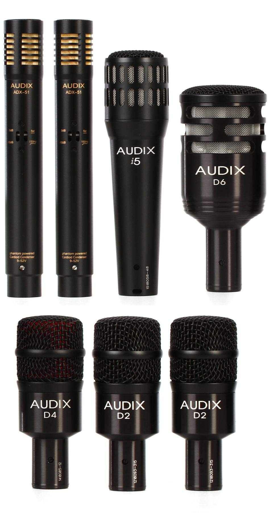 

AUDIX drum microphone set dynamic microphone 7 microphone set DP7 [] чорний
