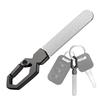 Portable Keychain Manicure File Double Sided Nail File Stainless Steel Fingernail Grinding Care Tool Accessories Metal Nail File