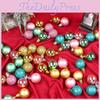 Christmas Tree Holiday Bauble With Decorative Paint Gift Box For Festive Decor