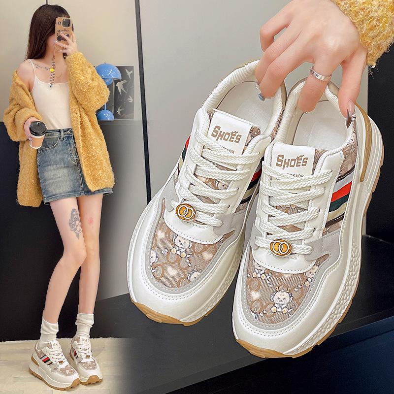 Forrest Gump Schuhe Damen Frühjahr 2025 neue Board-Schuhe erhöhende Sport- und Freizeitschuhe Modetrend Dad-Schuhe beliebte Damenschuhe