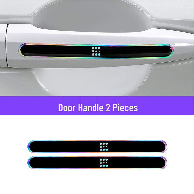 Bol de Poignée de Porte Bumper Pare-chocs en Époxy Résistant aux Rayures Sept Couleurs pour Voitures Lan Dian E5/E3