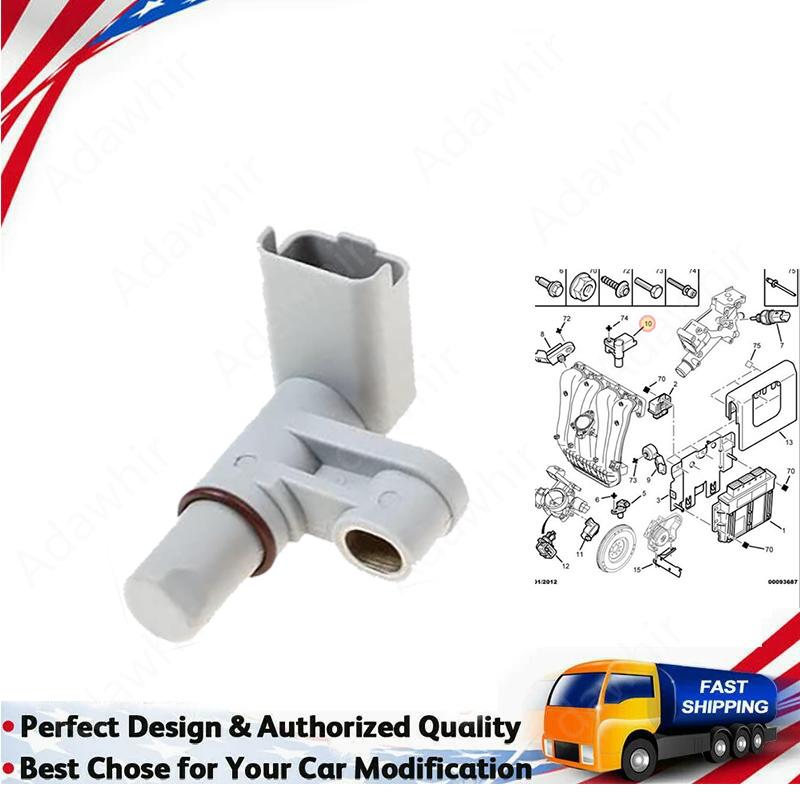 

High Quality Brand New Camshaft Position Sensor 19208W for Peugeot 307 308 408 3008 508 Citroen C4 C5 C6 Sega Picasso 2.0