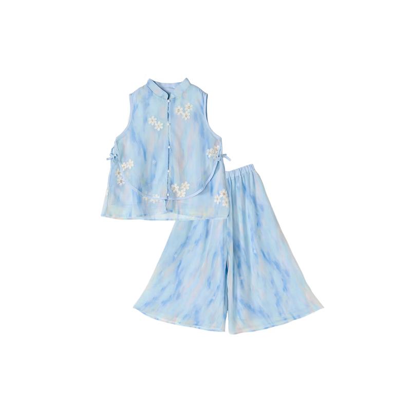 Deesha Girls' Summer National Style Outfit
