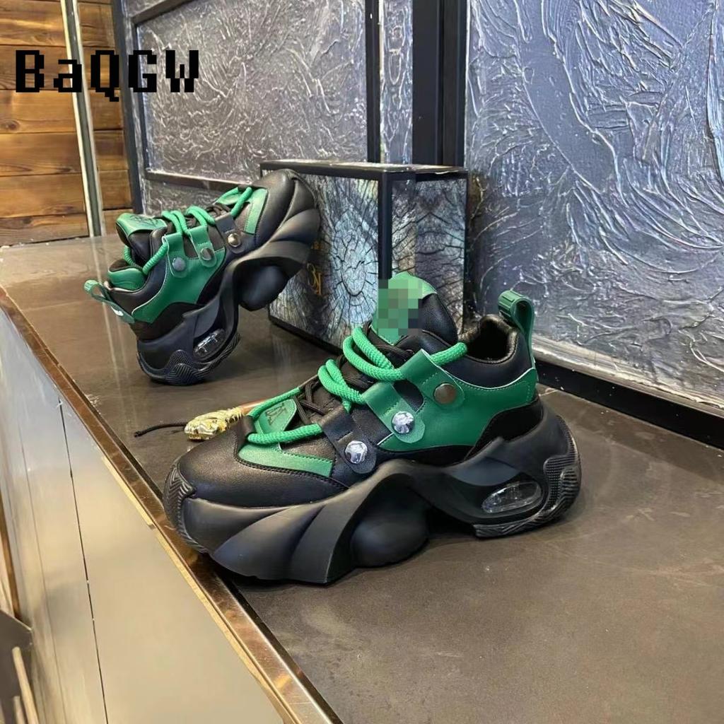 Designer Style Men Shoes Spring Autumn Comfortable Men's Thick Platform Sneakers Fashion Casual Shoes Sports Trainers Tenis