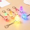 Animal Keyboard Fidget Keychain Finger Button Clicker Decompression Toy With Colorful Lights