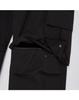 WORTHWHILE MOVEMENT Detachable Cargo Pants (Black)