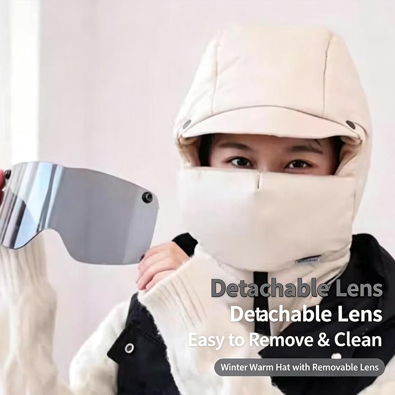 1/2/3PCS Outdoor Windproof Warm Mask Thickened Full Face Head Cover with Goggles Adjustable Cycling Sking Unisex Motorcycle Mask