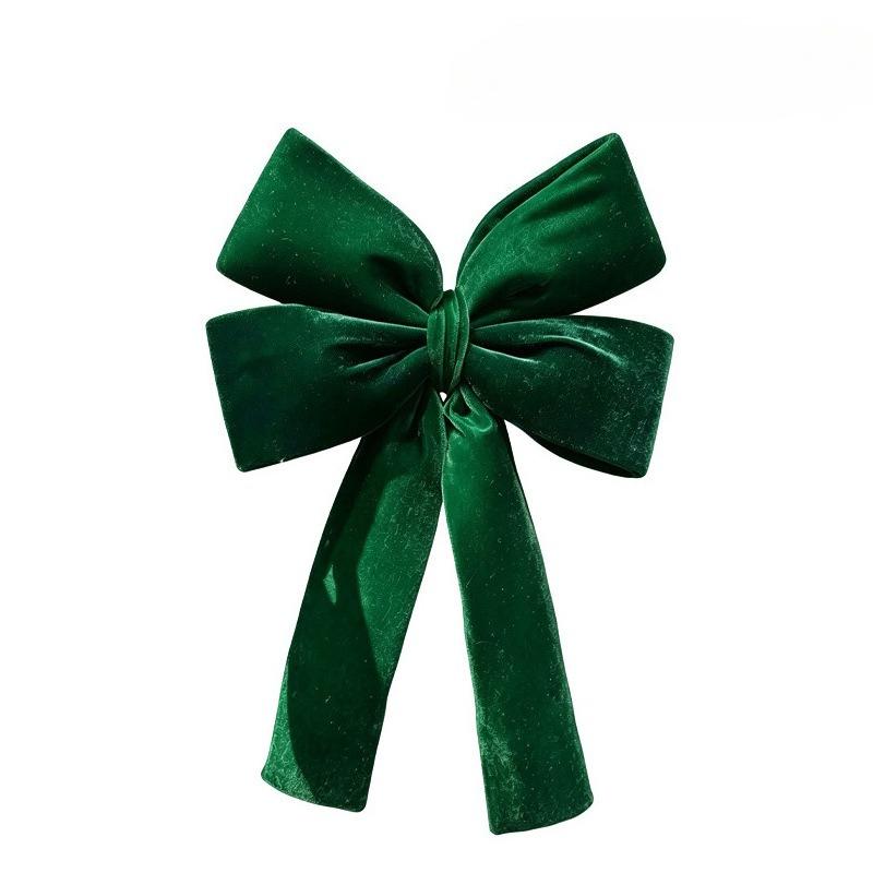 New velvet bow decoration Christmas three-dimensional pendant Christmas tree scene atmosphere layout