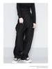 2024 Early Spring Women's High-Waisted Wide-Leg Casual Pants with Velcro