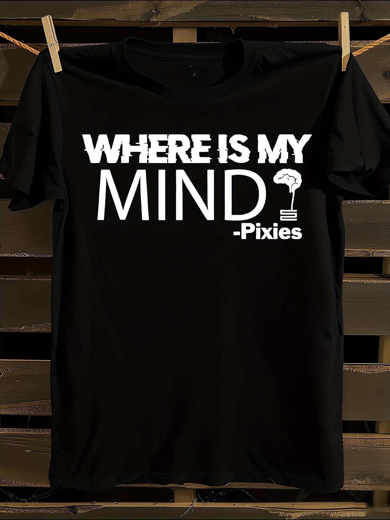 Pixies Where Is My Mind Lyrics Tshirt XXXXL