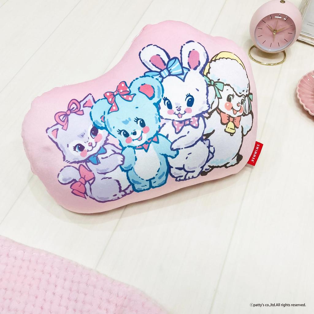 MORIPiLO Swimmer Body Pillow Soft and Soft To the Plush Nap Gingham Morishita Makura (Soft Die-Cut Cushion) Touch, Toy, Pillow, Check, Pink,