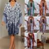 Women's Bohemian Aztec Print Cardigan Cloak - Spring/Autumn Collection